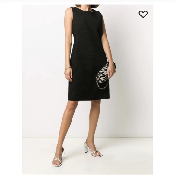 Armani Little Black Dress sz 10 - Picture 4 of 5